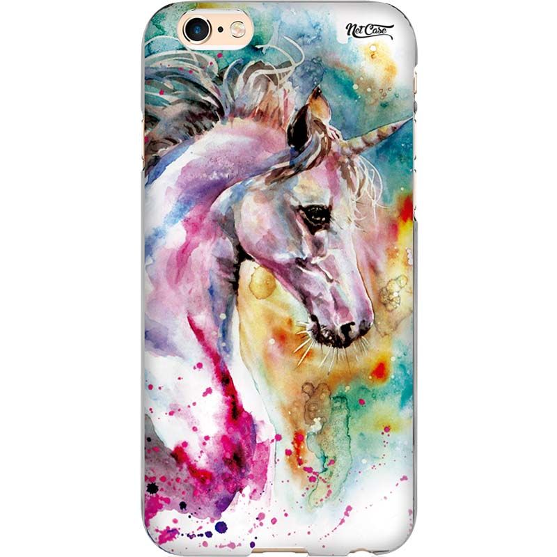 Capa Silicone NetCase Chapada Pintura Unicórnio