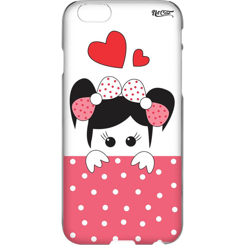 Capa Silicone NetCase Vazada Minnie Poás