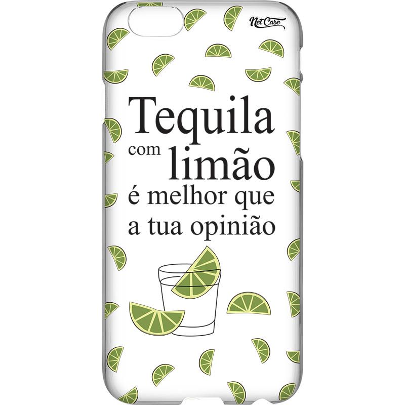Capa Silicone NetCase Vazada ''Tequila com Limão...''