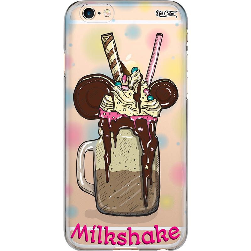 Capa Silicone NetCase Vazada Milkshake