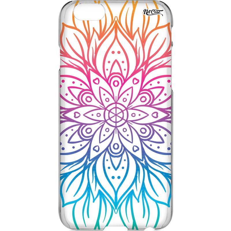 Capa Silicone NetCase Vazada Flor de Lótus Corações