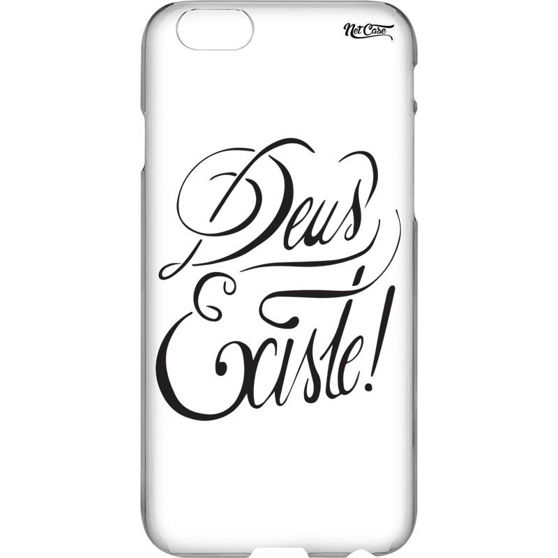 Capa Silicone NetCase Vazada Deus Existe!