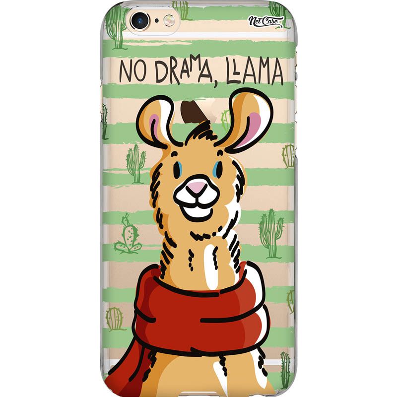 Capa Silicone NetCase Vazada No Drama, Llama