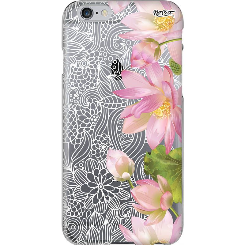 Capa Silicone NetCase Vazada Mandala Renda: Flowers Bloom