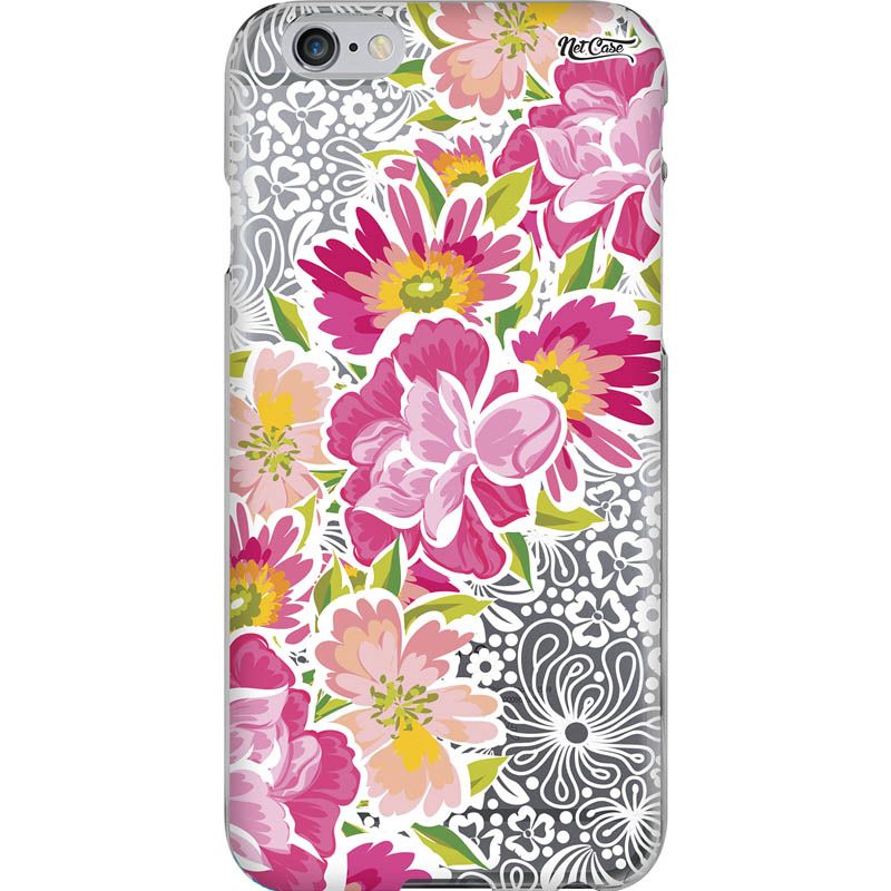 Capa Silicone NetCase Vazada Pintura Mandala Renda: Summer Flowers