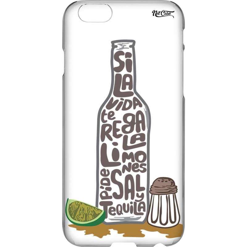Capa Silicone NetCase Vazada ''Si La Vida Te Regala Limones...''