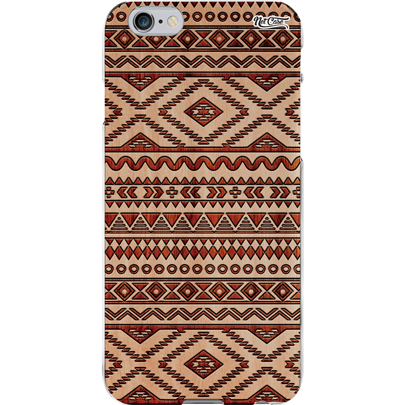 Capa Silicone NetCase Chapada Mandala Étnica Marrom