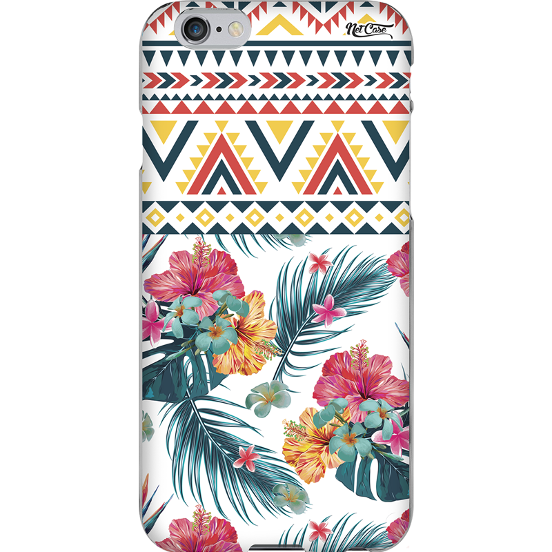 Capa Silicone NetCase Chapada Mandala Étnica Flores