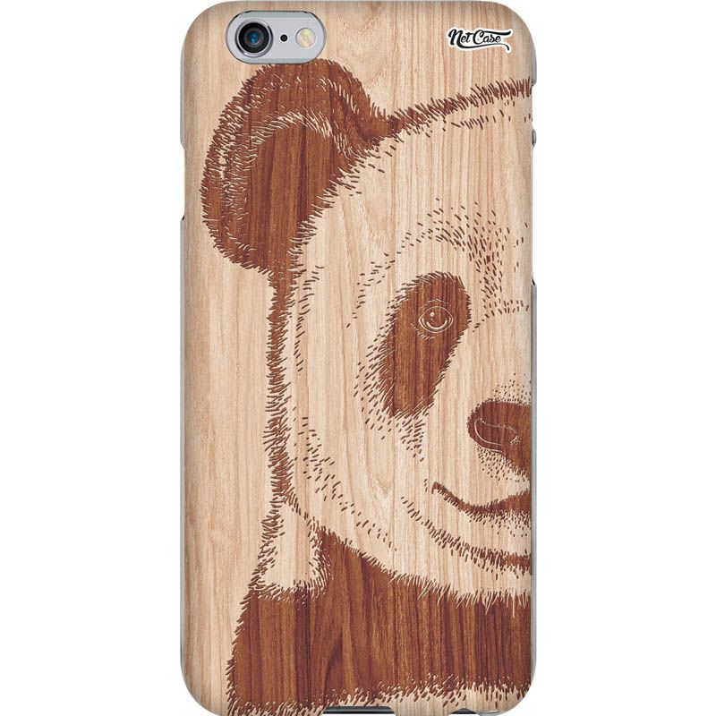 Capa Silicone NetCase Chapada Madeira Panda