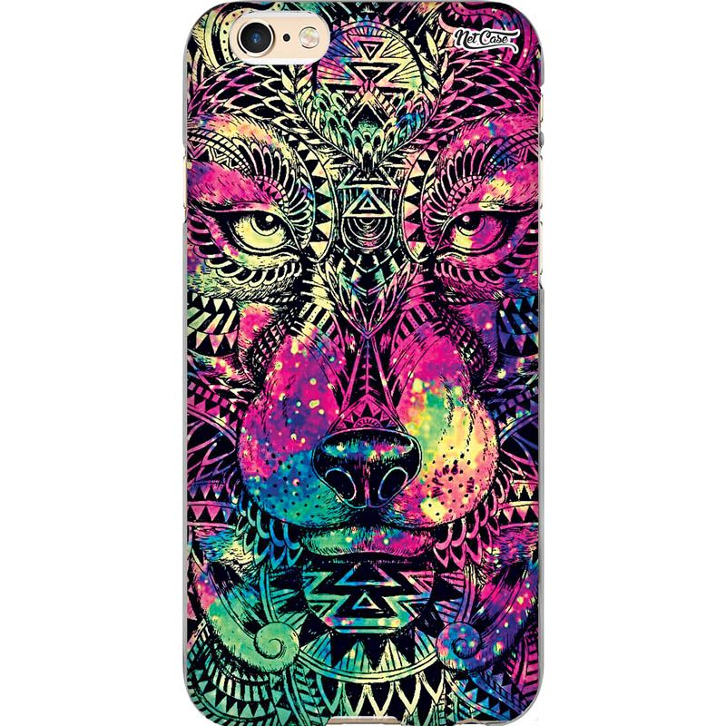 Capa Silicone NetCase Chapada Lobo Colors