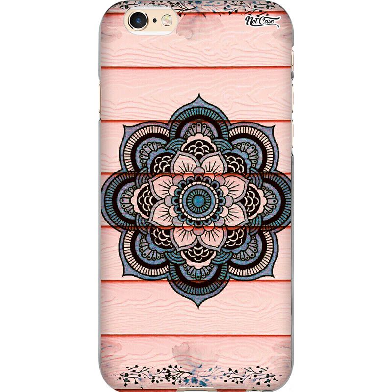 Capa Silicone NetCase Chapada Pink Wood: Lotus Flower Blue