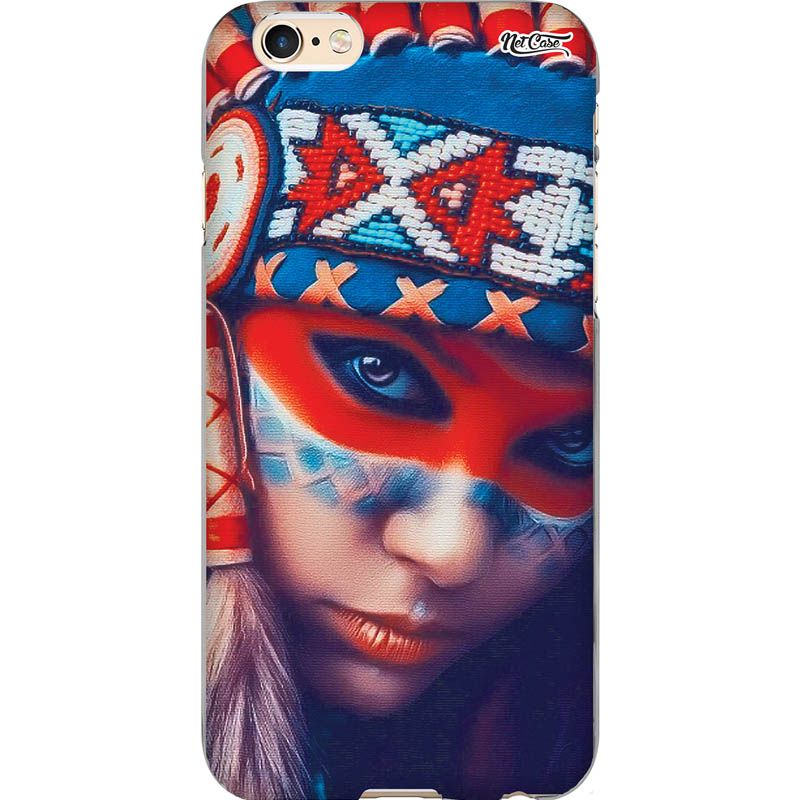 Capa Silicone NetCase Chapada Native American Girl