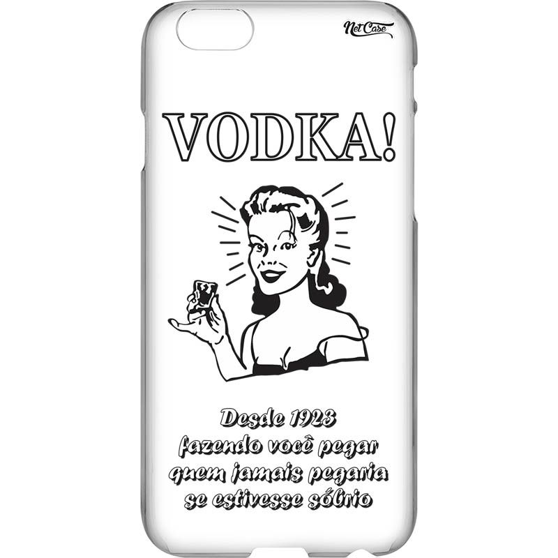 Capa Silicone NetCase Vazada 'Vodka! Desde 1923...'