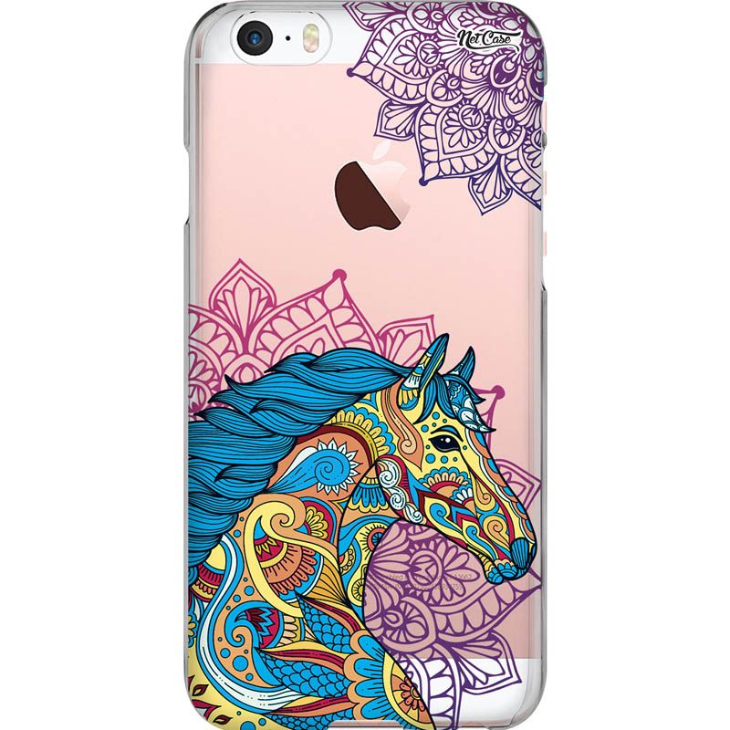 Capa Silicone NetCase Vazada Mandala Horse