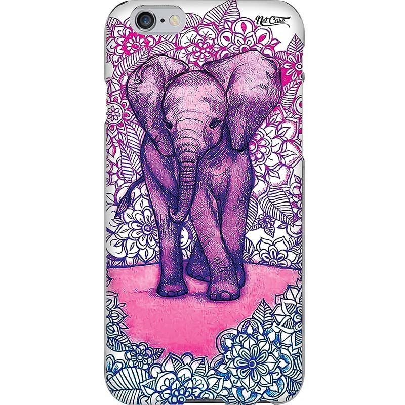 Capa Silicone NetCase Chapada Elefante e as Flores