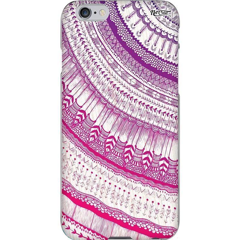 Capa Silicone NetCase Chapada Mandala Penas e Flechas
