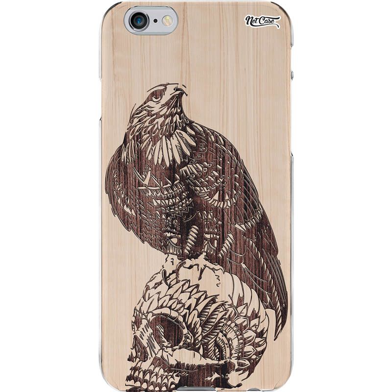 Capa Silicone NetCase Chapada Madeira Eagle with Skull