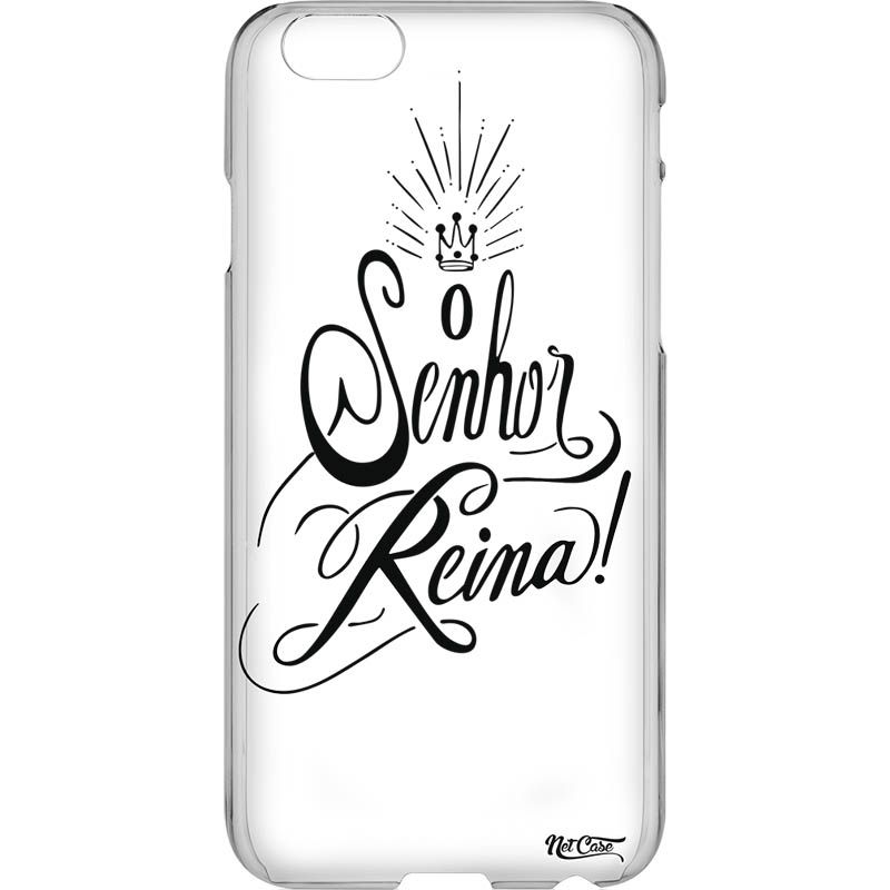 Capa Silicone NetCase Vazada O Senhor Reina!
