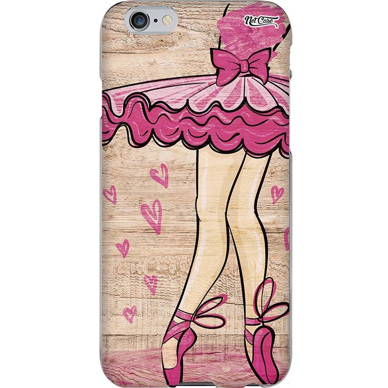Capa Silicone NetCase Chapada Madeira Tutu Love
