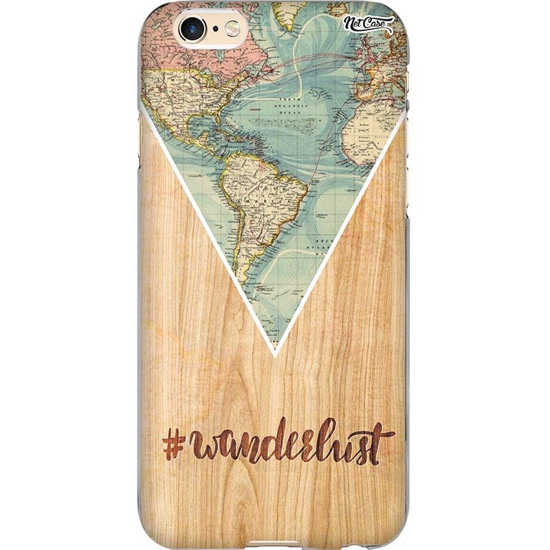 Capa Silicone NetCase Chapada Madeira Triângulo World #Wanderlust