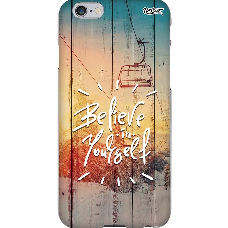 Capa Silicone NetCase Chapada Madeira Winter Believe in Yourself