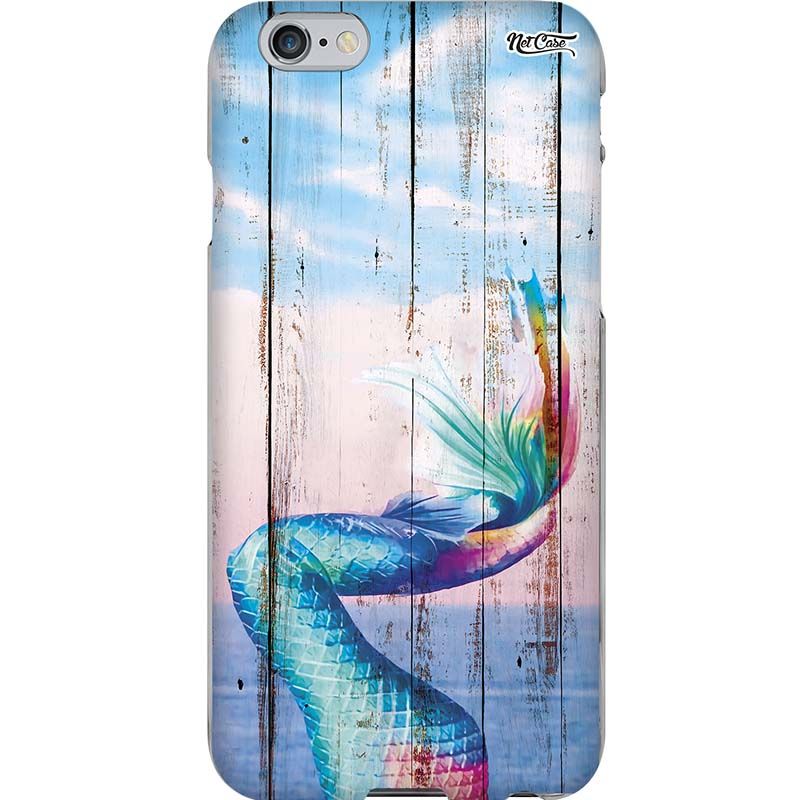 Capa Silicone NetCase Chapada Madeira Cauda Sereia