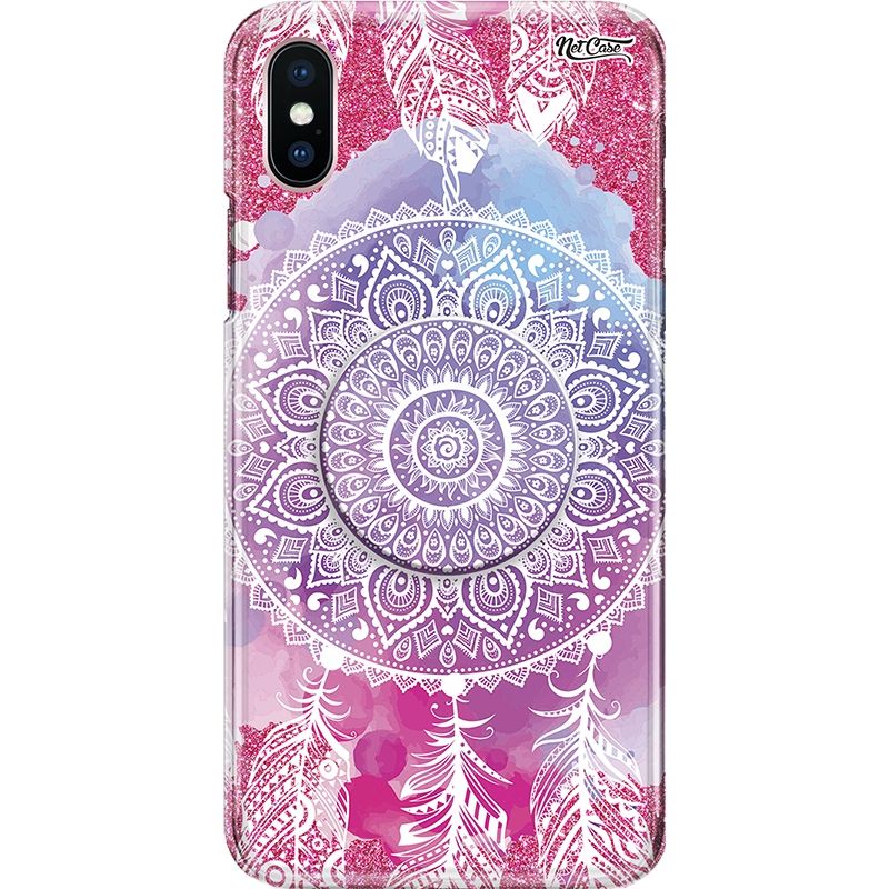 Capa Netcase Glitter + Pop 3in1 Pink - Filtro Aquarela