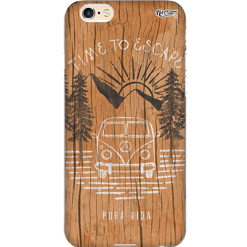 Capa Silicone NetCase Chapada Madeira Kombi: Time to Escape - Pura Vida