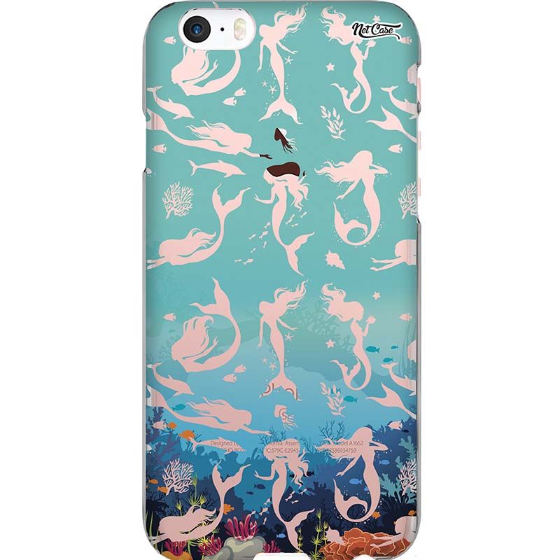 Capa Silicone NetCase Transparente Mermaids at Sea