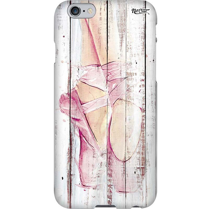 Capa Silicone NetCase Chapada Madeira Vintage Ballet Slipper