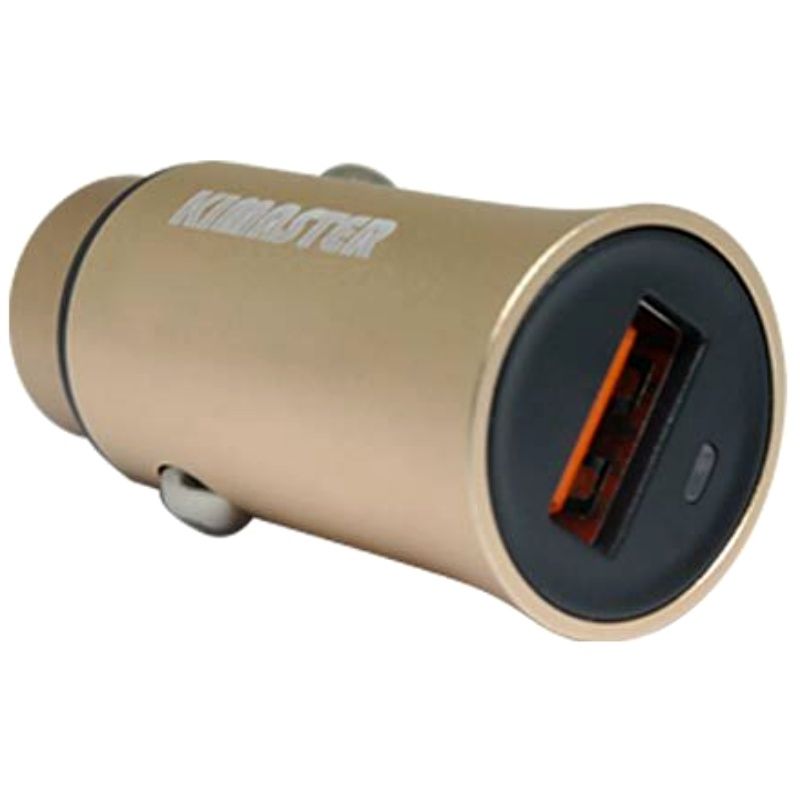 Carregador Veicular Kimaster Usb Turbo Universal - CV300 - Dourado