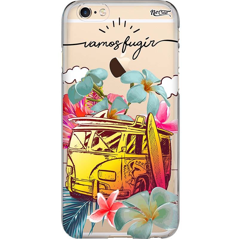 Capa Silicone NetCase Transparente Kombi: Vamos Fugir