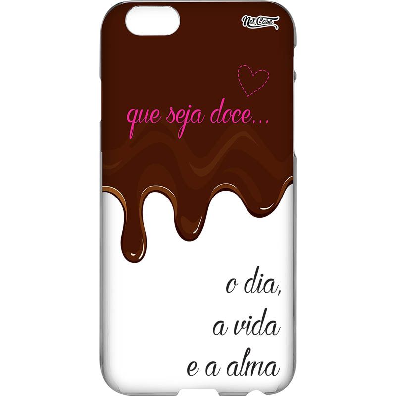 Capa Silicone NetCase Vazada 'Que Seja Doce'...