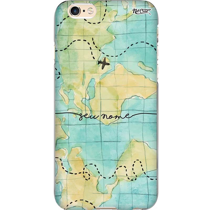 Capa Silicone NetCase Chapada Nome Mapa