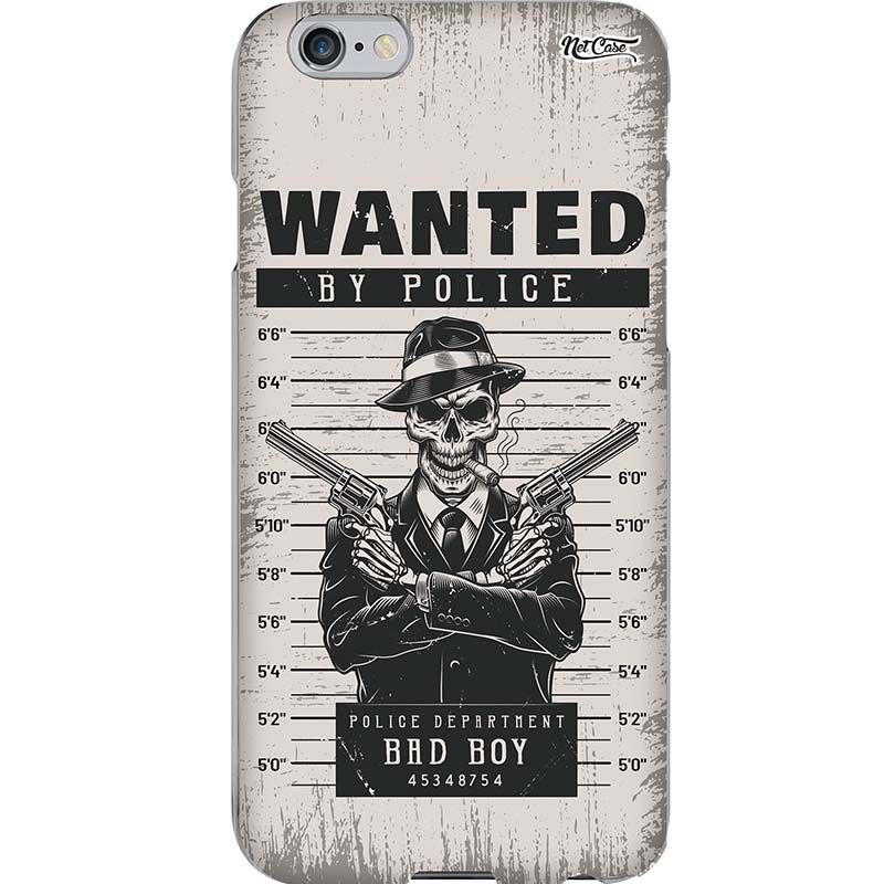 Capa Silicone NetCase Chapada Wanted By Police: Bad Boy