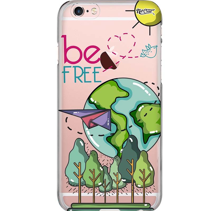 Capa Silicone NetCase Transparente Forest of the Planet: Be Free