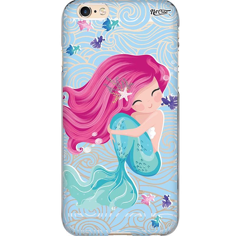 Capa Silicone NetCase Transparente Mermaid Cute