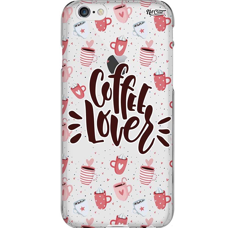 Capa Silicone NetCase Transparente Coffee Lover
