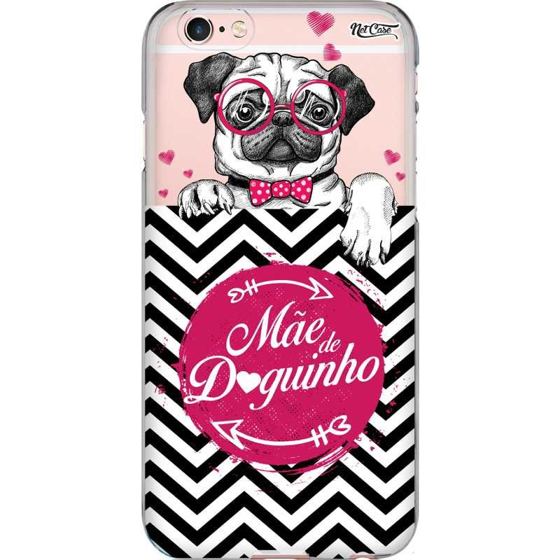 Capa Silicone NetCase Transparente ---->Mãe de Doguinho<----