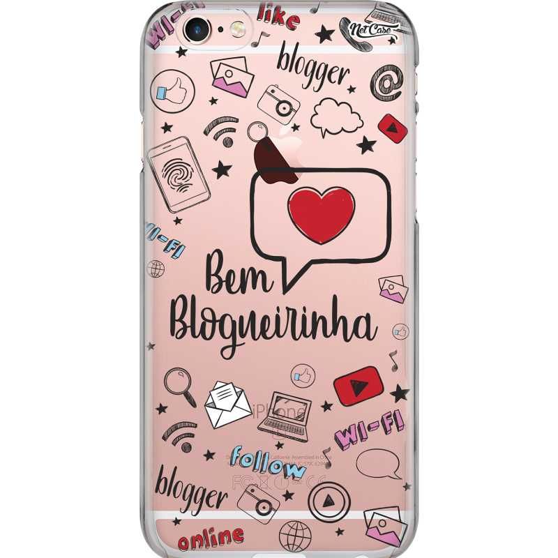 Capa Silicone NetCase Transparente Bem Blogueirinha