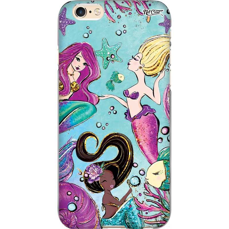 Capa Silicone NetCase Chapada Aquarela Sereias