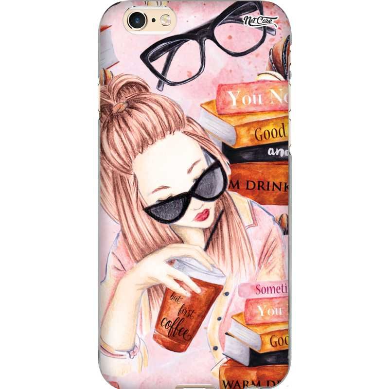 Capa Silicone NetCase Chapada Girl First Coffee