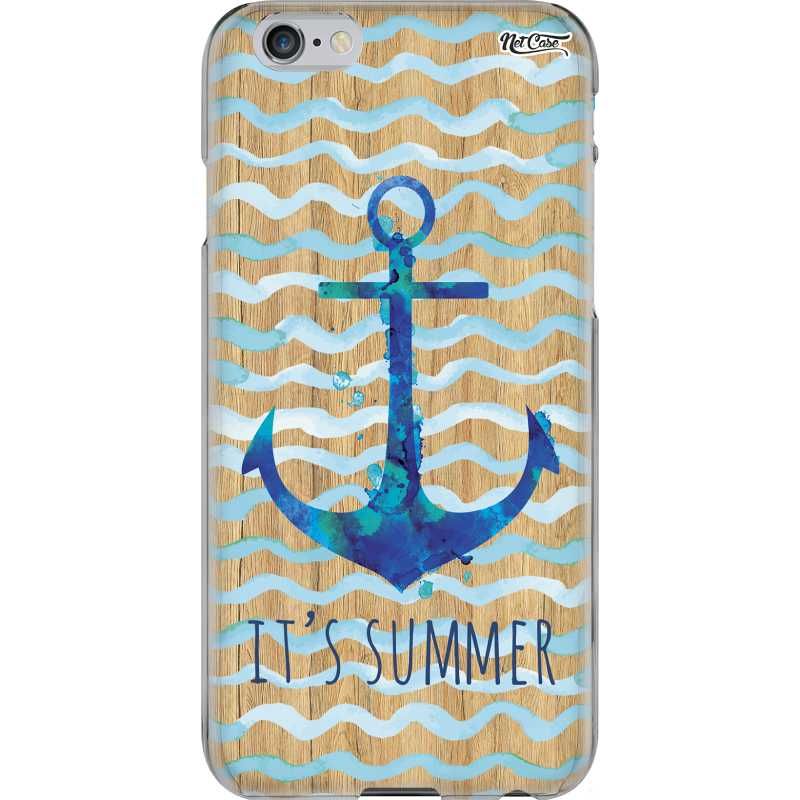 Capa Silicone NetCase Chapada Madeira Âncora It's Summer