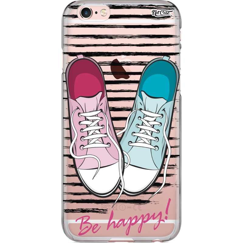 Capa Silicone NetCase Transparente Shoes Be Happy!