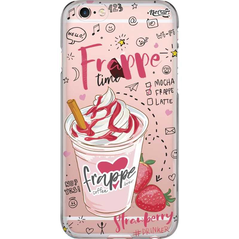 Capa Silicone NetCase Transparente Frappe Time