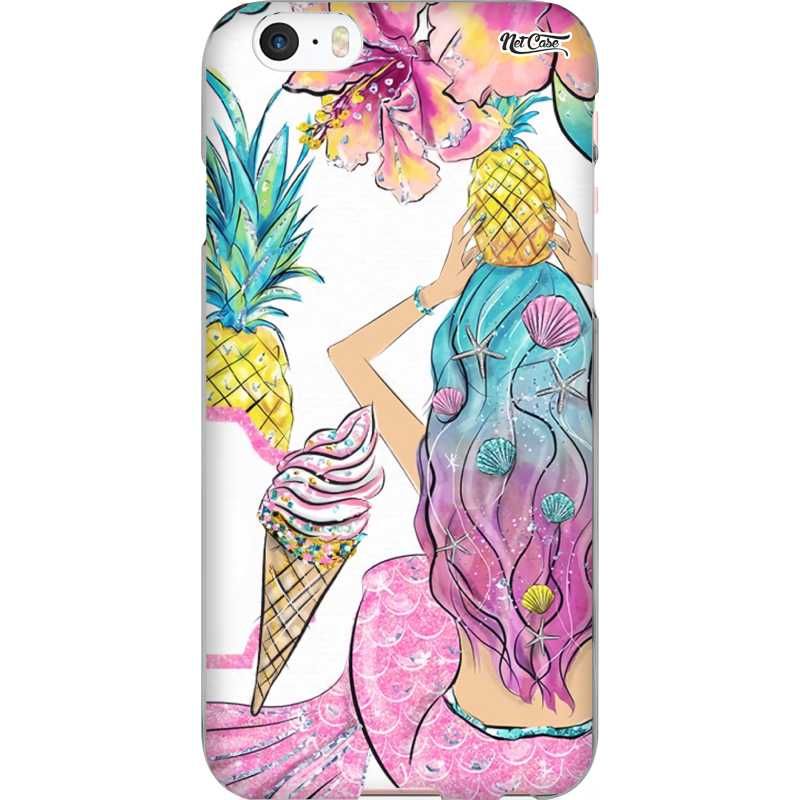 Capa Silicone NetCase Chapada Sereia Abacaxi