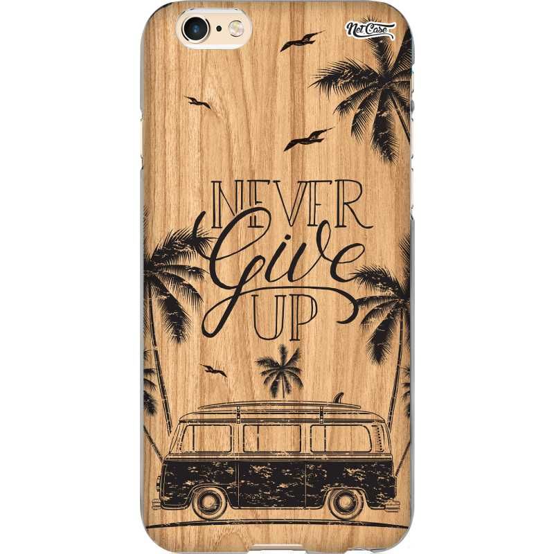 Capa Silicone NetCase Chapada Gravura Never Give Up