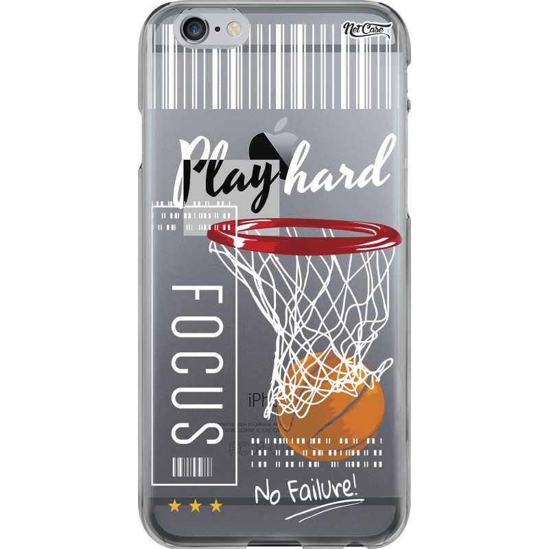 Capa Silicone NetCase Transparente Play Hard Focus