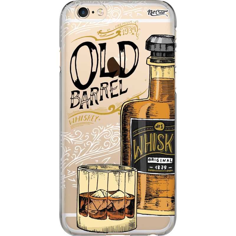 Capa Silicone NetCase Transparente Old Barrel Whiskey