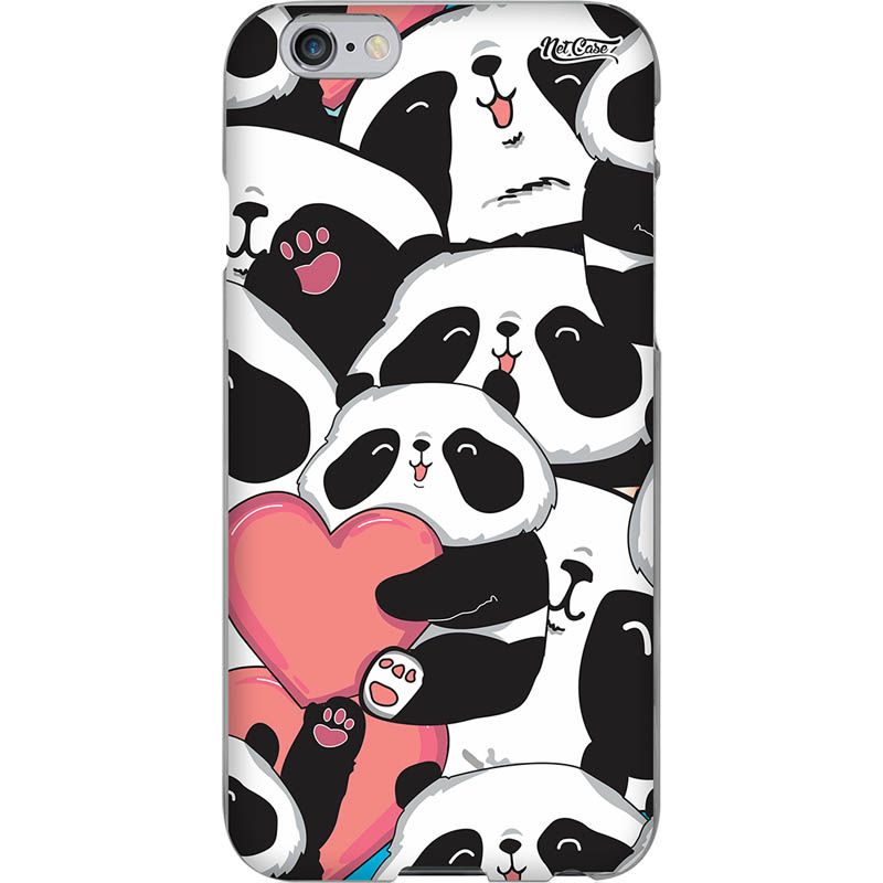 Capa Silicone NetCase Chapada Panda Heart